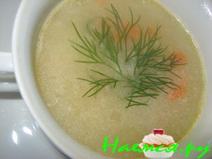 Гороховый суп с сыром