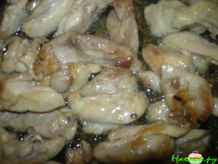 Курица с баклажанами