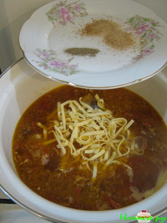 Суп мясной "Первый снег"