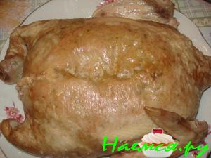 Фаршированная курица (потрошками) Фаршированная курица (потрошками)