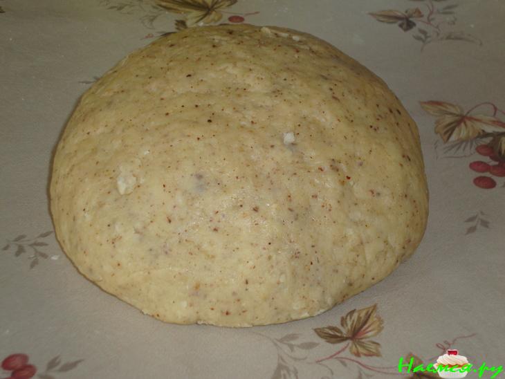 Пирог с творожной начинкой и грушей