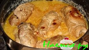 Свинина с горчицей в сметане по-домашнему Свинина с горчицей в сметане по-домашнему