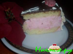 Торт бисквитный "Птичье молоко" 