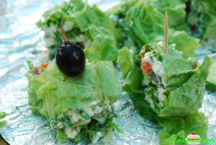 Овощные роллы с сыром