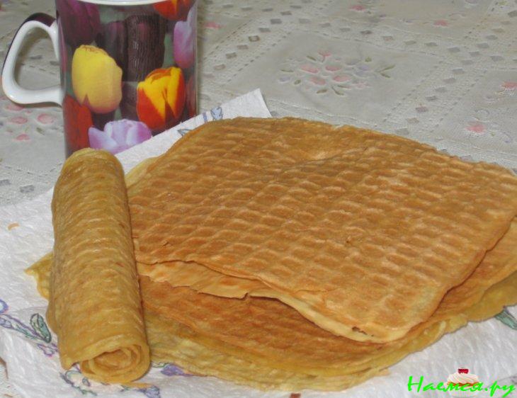 Вафельный лёгкий тортик