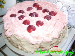 Виноградный тортик