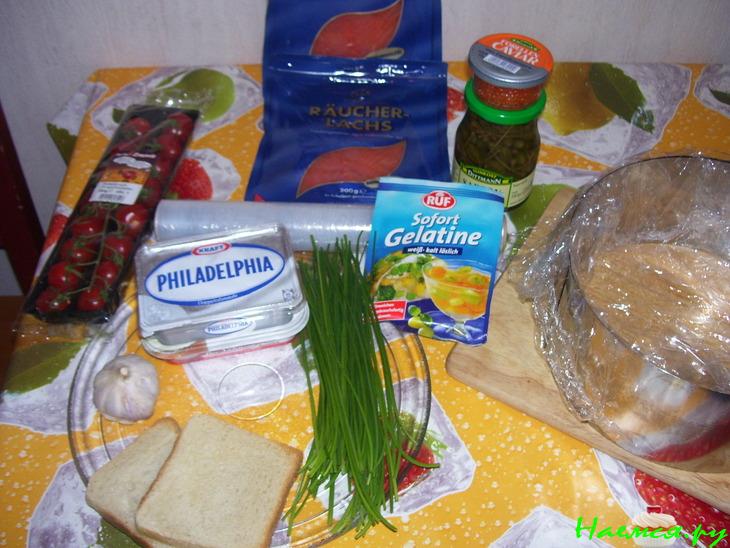 Завтрак из лосося