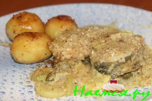 Судак в ореховом соусе