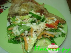 Костица с салатом