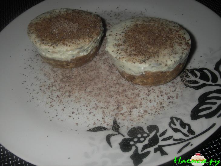 Мятно-творожные пирожные (чизкейки)