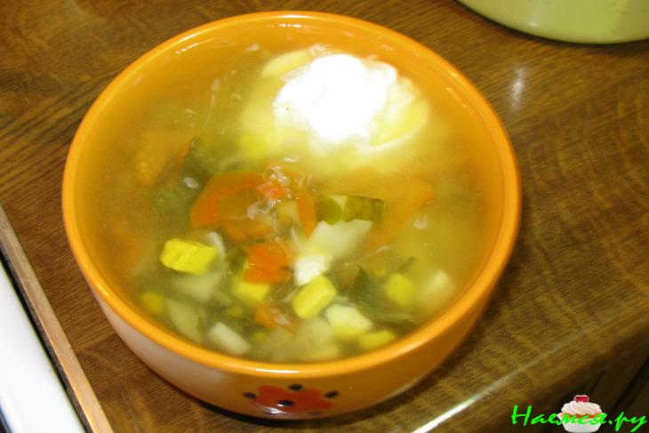 Зелёный борщ или весенний супчик