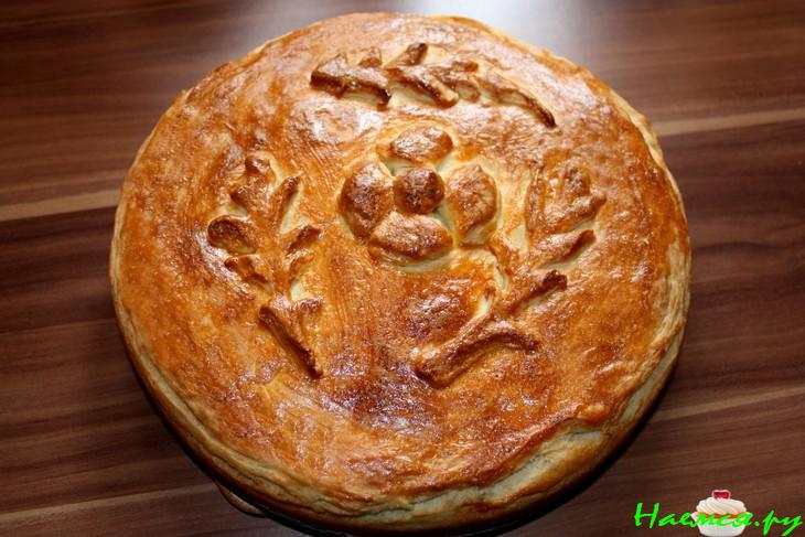 Пирог для любимого мужа на 23 Февраля