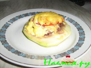 Кабачковые пиццы, или ленивые фаршированные кабачки