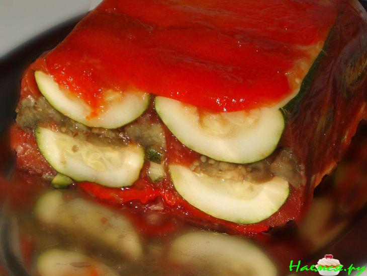 Террин из грилированных овощей