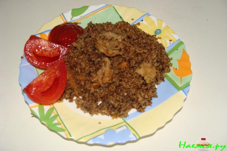 Пшеничный плов с индейкой