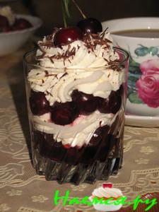 Вишня со сливками «Черный лес» Вишня со сливками «Черный лес»