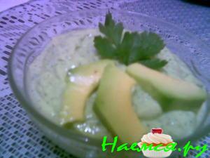 Дип (соус с йогуртом и авокадо)