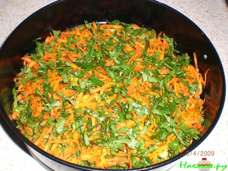 Слоеный пирог "Овощная соната"