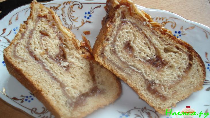 Рулет "Ореховый", ржаной и с глазурью