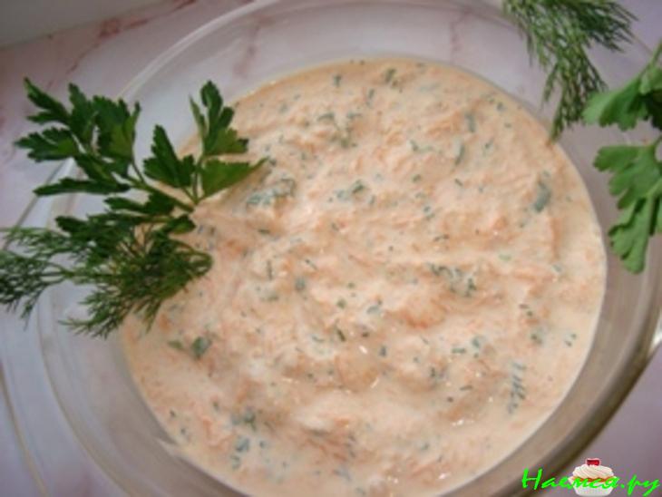 Соус "А-ля цацики" с морковью
