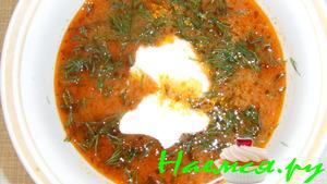 Щи из квашеной капусты с мясом