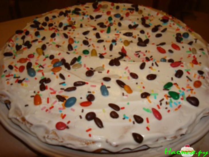 Легкий быстрый тыквенный тортик (для домашнего пользования)