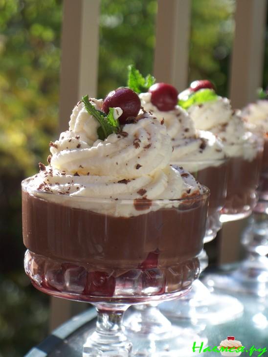 Десерт 'Пьяная вишня'