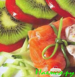 Закуска "Лососевые конверты с нежнейшей начинкой"