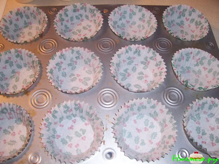 Банановые мафины с цукатами Банановые мафины с цукатами