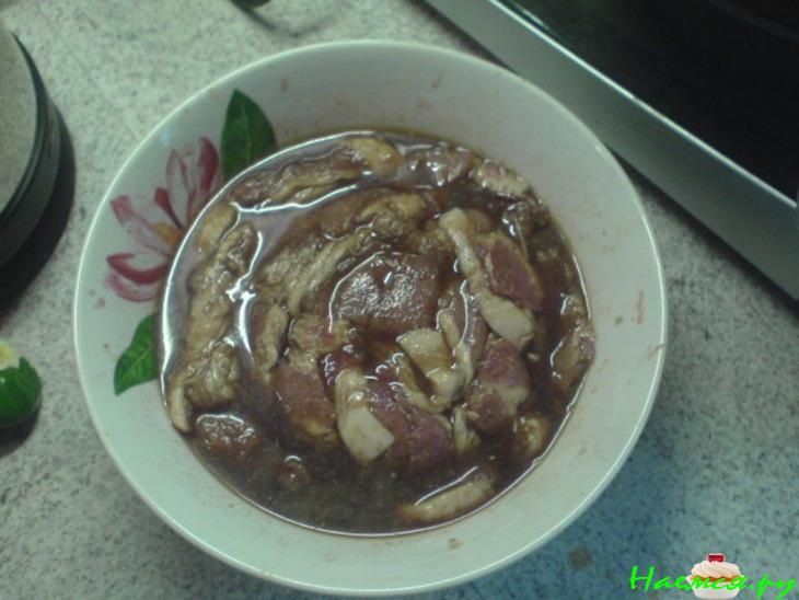 Свинина в медово-соевом маринаде