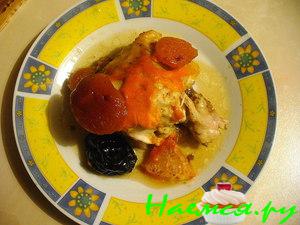 Курятина с фруктами