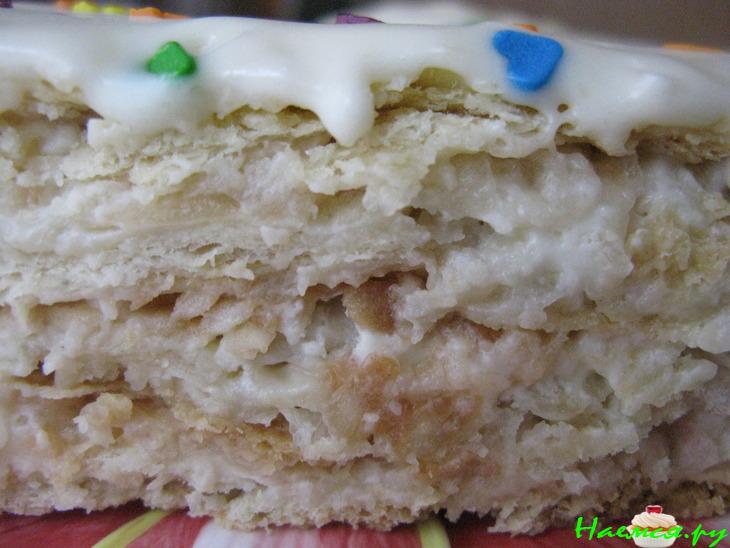 Торт 'Яблочный аромат', коржи на пиве