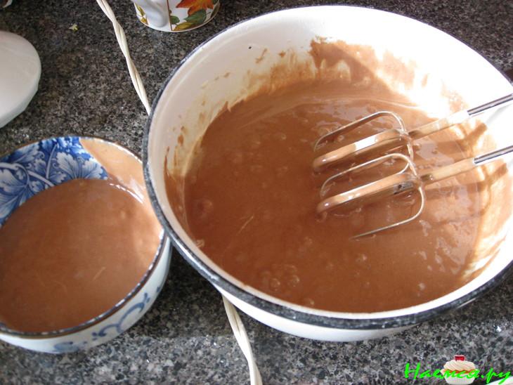 Торт с орехами "Шоколадно-Творожный"