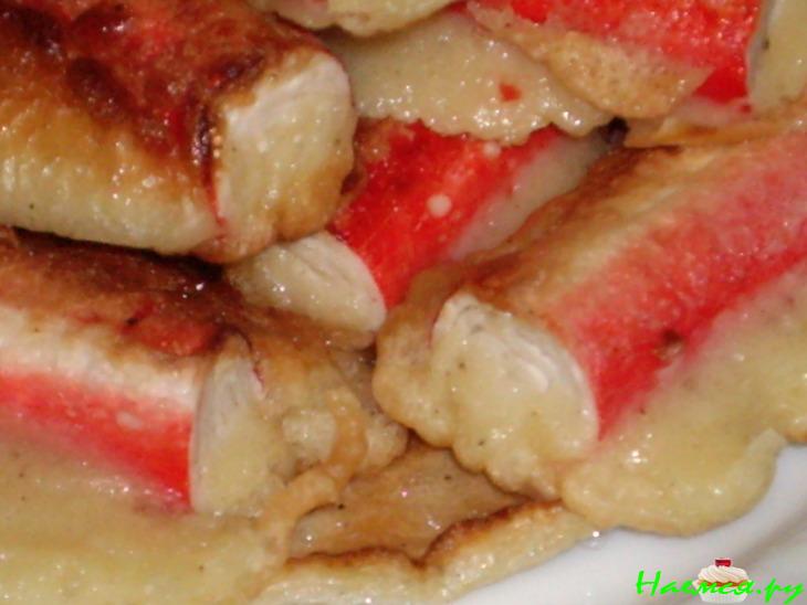 Крабовые палочки в кляре