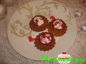 Вишнёвые кексы-пирожные