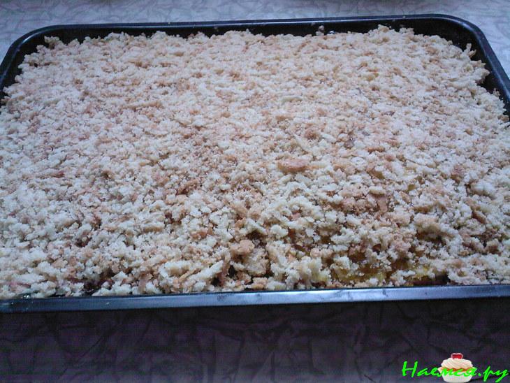 Пирог с шоколадной пастой