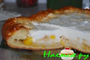 Пирог с яблоком и манго Пирог с яблоком и манго