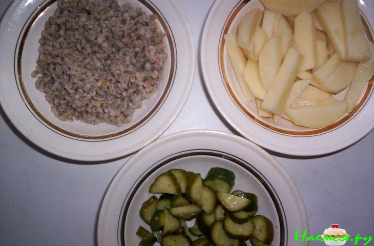 Рассольник "Не выливать же бульон" Рассольник "Не выливать же бульон"