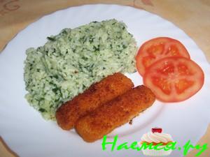 Рис со шпинатом "Объедение"