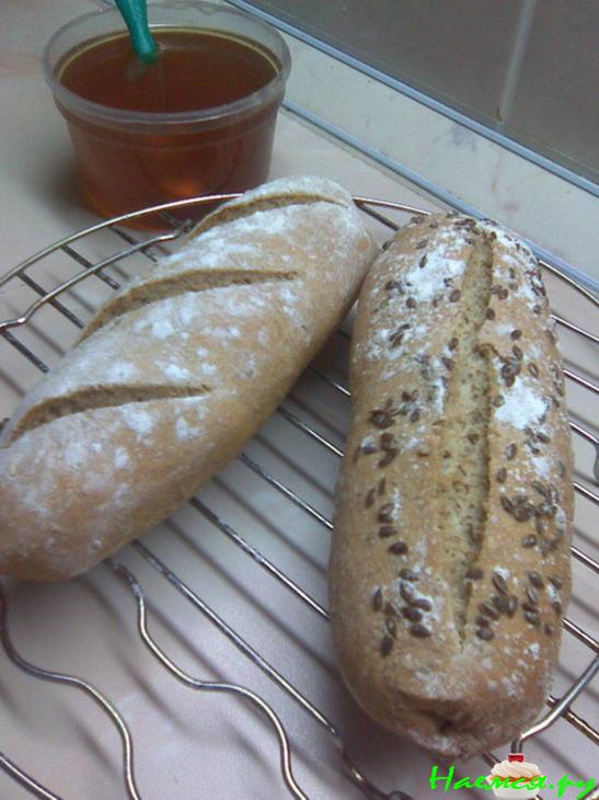 Багет &laquo;Неделька&raquo; на закваске. Рецепт один, а хлеб каждый день разный!