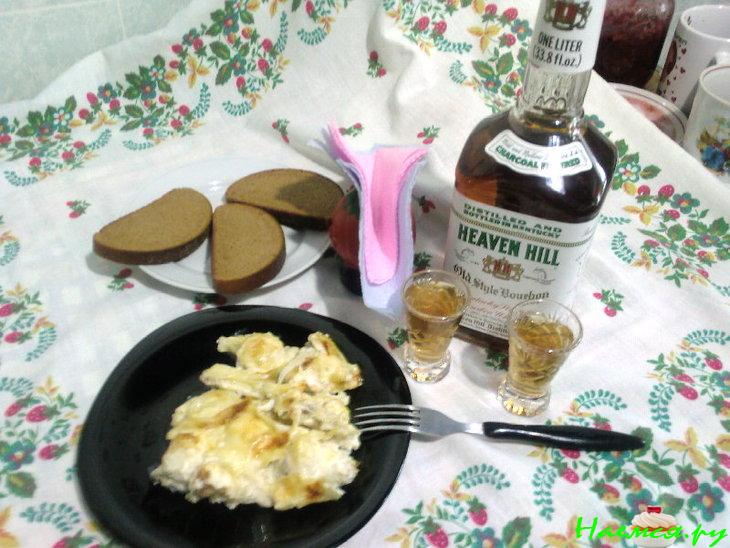 Запеченная пикша