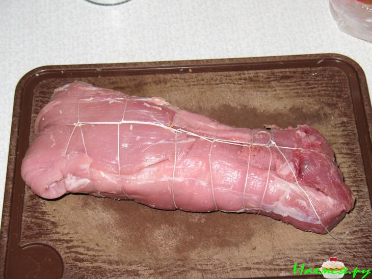 Фаршированная запеченная свиная вырезка