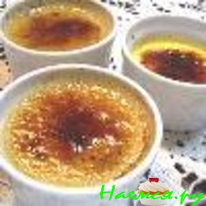 Крем брюле с апельсином и зангвилем Крем брюле с апельсином и зангвилем