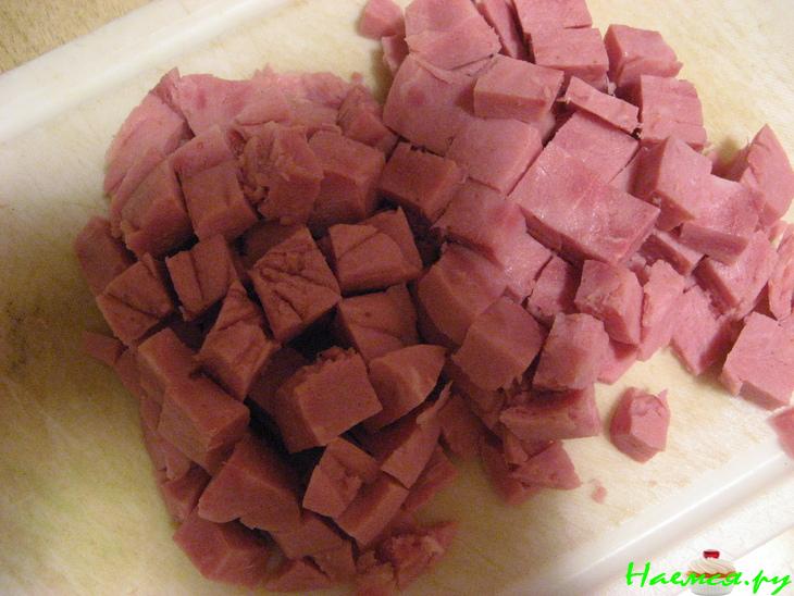 Омлет c ветчиной