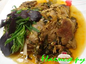 Чакапули из баранины с зеленью Чакапули из баранины с зеленью