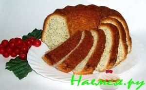 Лимонно-маковый кекс Лимонно-маковый кекс