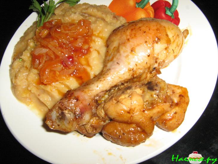 Гороховое пюре на сливках (Сытный гарнир)