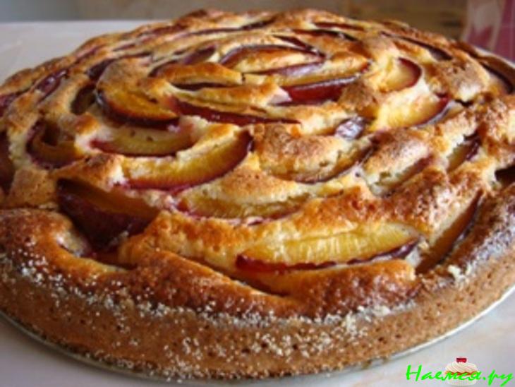 Сырно-сливовый пирог Сырно-сливовый пирог