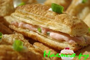 Закусочные наполеончики Закусочные наполеончики