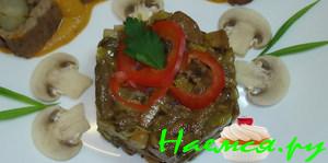 Ризотто из белых грибов, порея и изюма